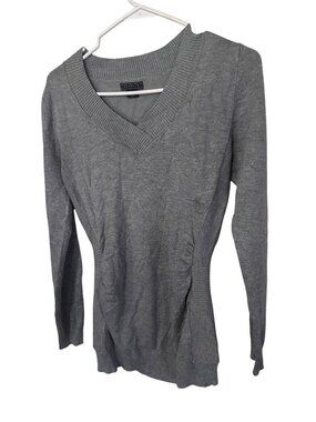 Metaphor gray v-neck sweater size M